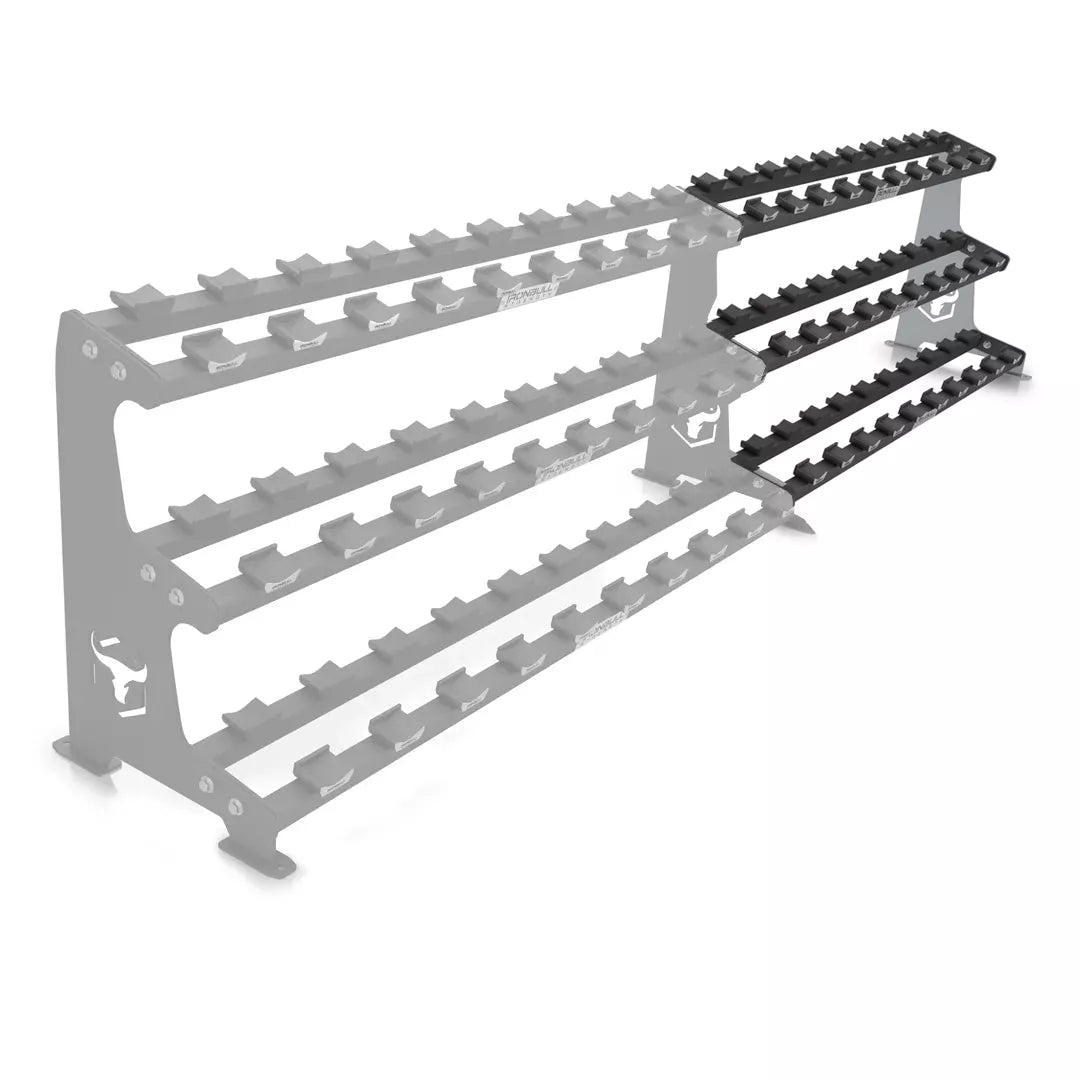 3-Tier Commercial Dumbbell Rack Extension