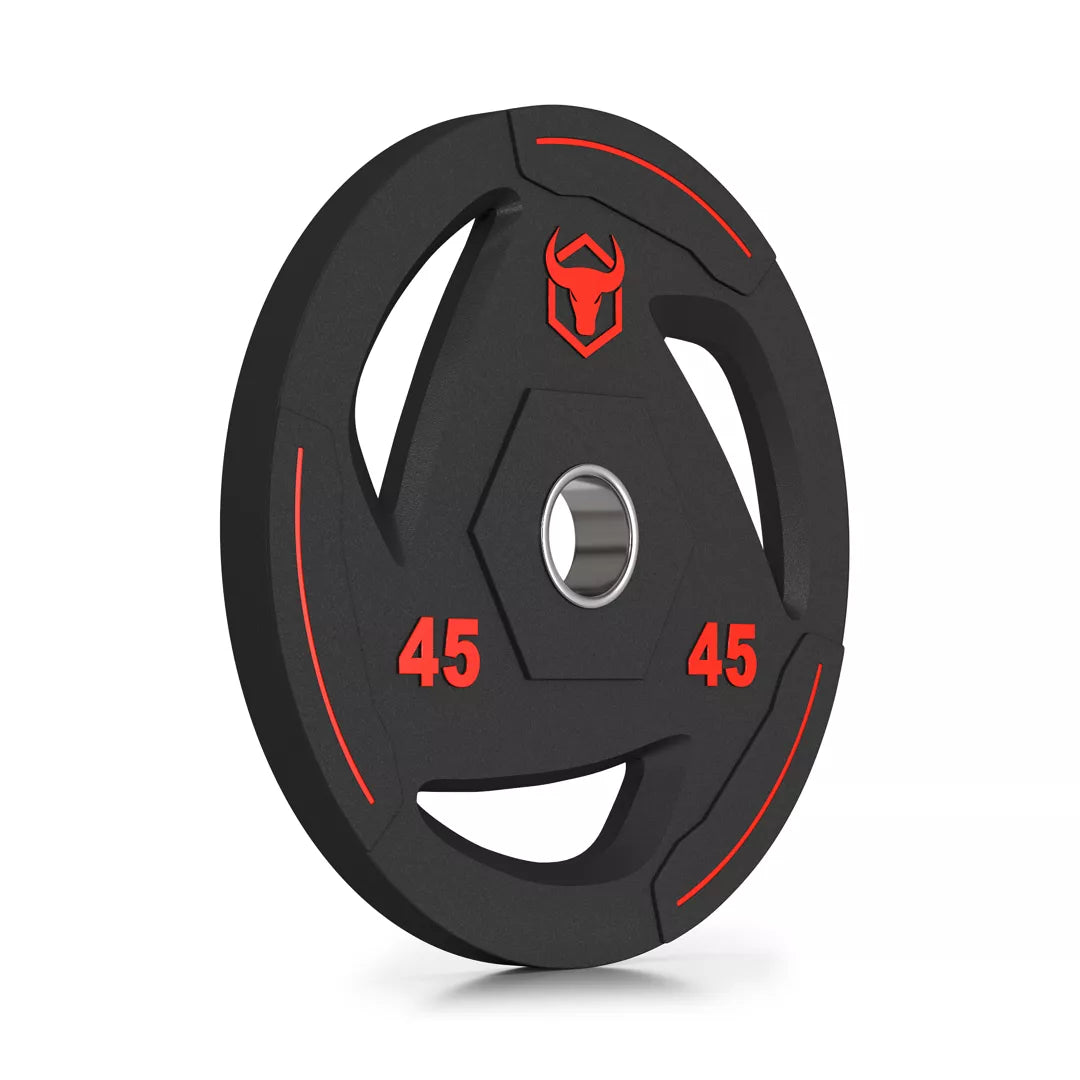 Rubber Coated Weight Plates & Sets (LB)